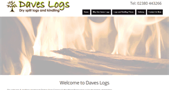 Desktop Screenshot of daves-logs.co.uk